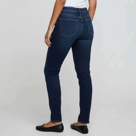 Jones New York Jeans Lexington Straight Slimming Dark Wash Stretch Denim - Picture 2 of 9